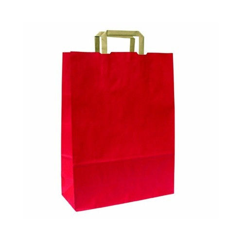  रेड पेपर शॉपिंग बैग 