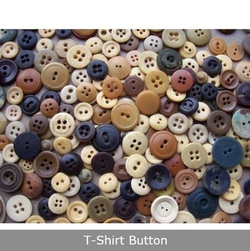 Round Shape T-Shirt Button