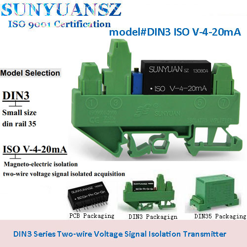 Two-Wire Voltage Signal Input to The Distribution Type Isolator