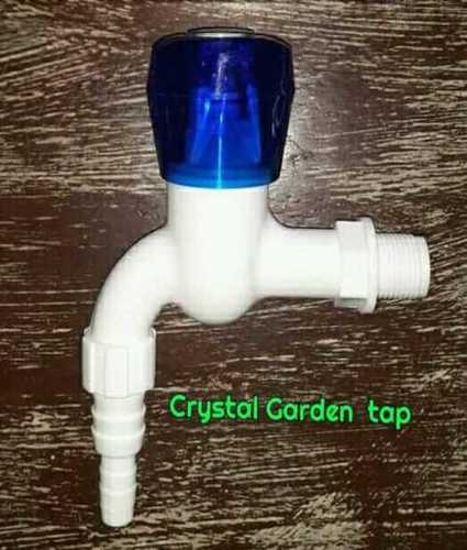 White And Blue Plastic Garden Tap