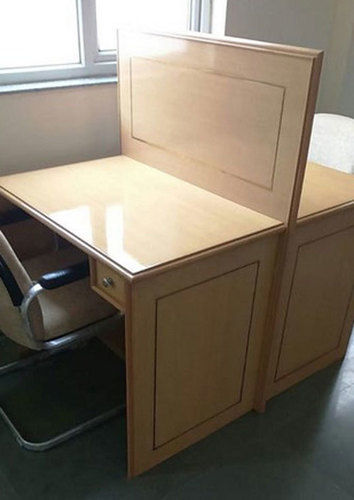 2 Seater Wooden Workstation Table