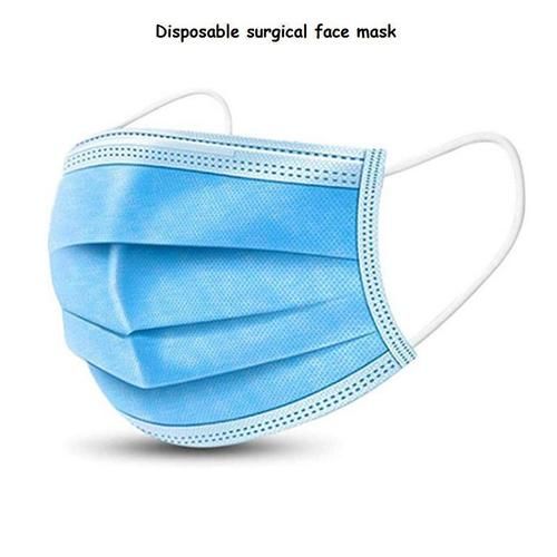 Blue Colored Disposable Surgical Mask