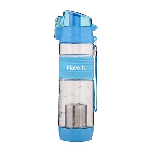 Plastic Cylindrical Shape Alkaline Bottle