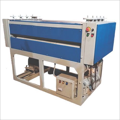 White And Blue Industrial Steel Wool Machine