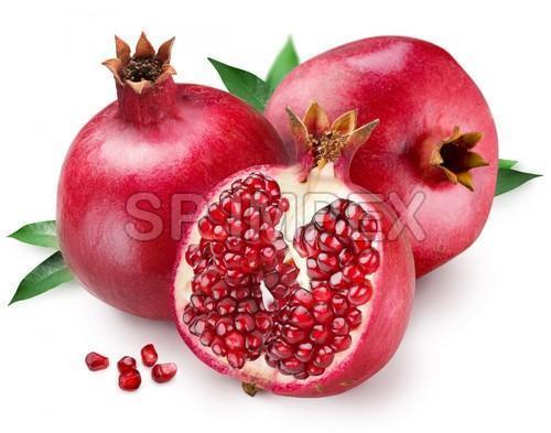Organic and Fresh Red Pomegranate