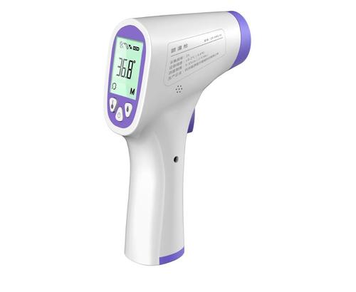 Non Contact Infrared Thermometer - 3 to 5cm Measuring Range, Easy to Use with Accurate Results | Ideal for Hospitals and Clinics, White Finish