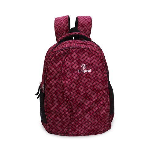 Mulicolor Printed Maroon School Bags (Hsipl 104)