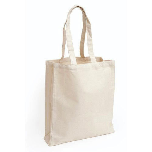 Automatic White Color Canvas Bags