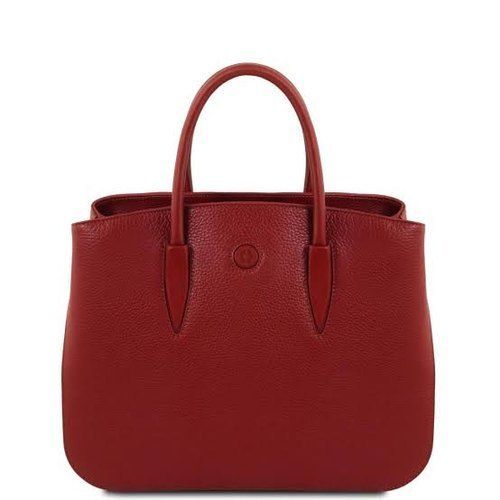 Brown Complete Finishing Plain Handbag