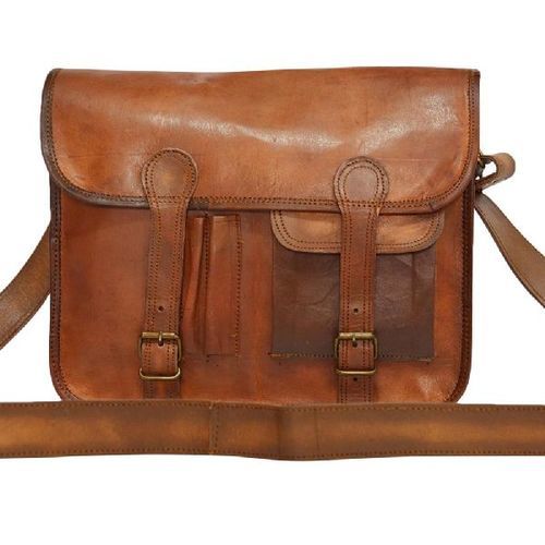 Brown Handmade Vintage Leather Laptop Bag at Best Price in Jodhpur ...