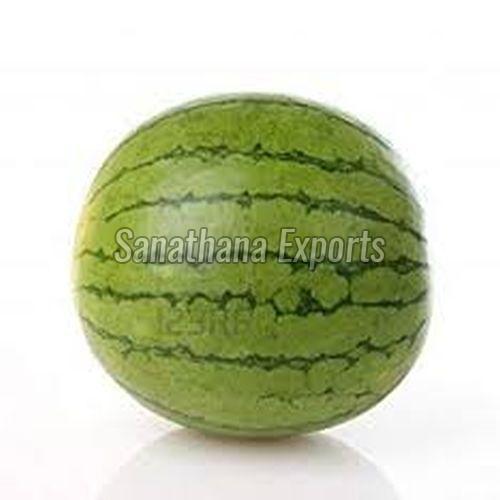 Green 100% Natural And Fresh Watermelon