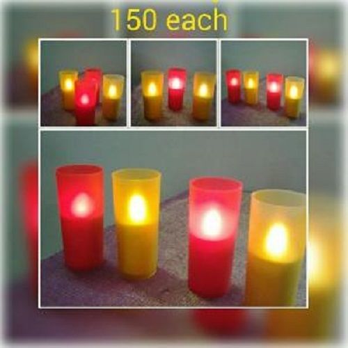 Battery Operated Colored Candles