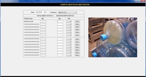 Bottle Management Software for Water Supplier By VrTechsys Solutions Pvt. Ltd.