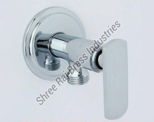 Delta 304 Brass Angle Cock With Wall Flange Size: As Per Order Or Availability