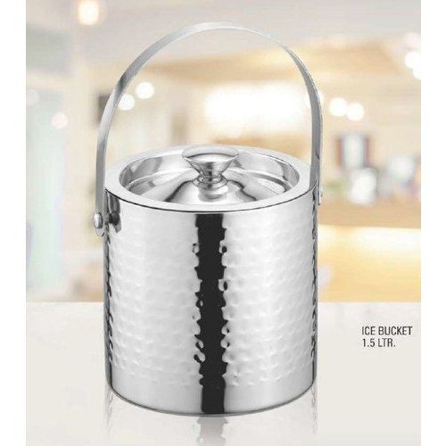 Designer Stainless Steel Ice Bucket (1.5 Litre)