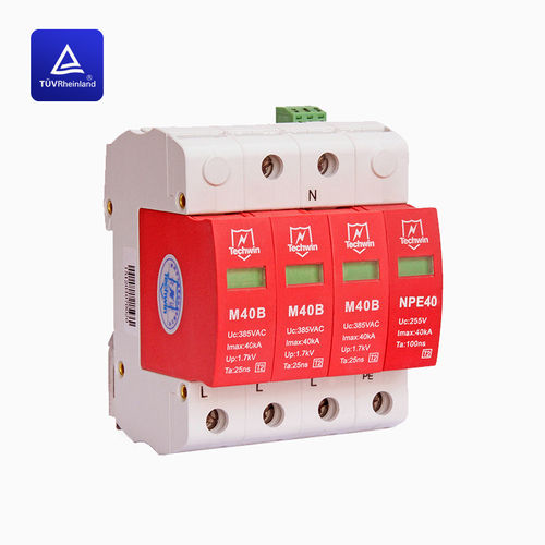 Din Rail 40ka Class C Surge Protection Device