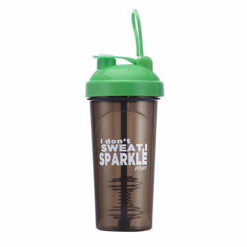 Fitkit Classic Shaker Bottle 700Ml(Grey And Green) Capacity: 700 Milliliter (Ml)