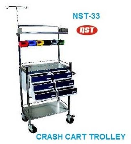 High Strength Crash Cart Trolley