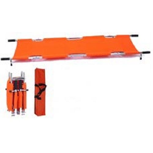 High Strength Folding Stretcher Size: 213Lx 56W X 15H Cms