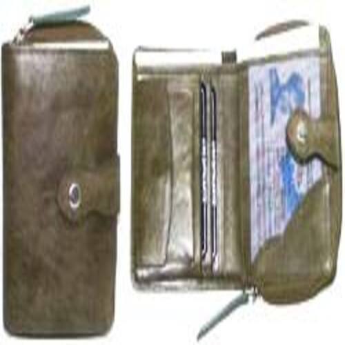 Ladies Plain Leather Wallet