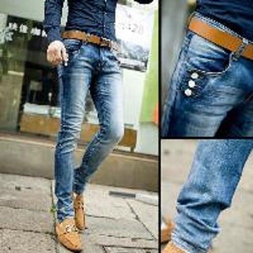 Mens Skinny Fit Denim Jeans Age Group: <16 Years