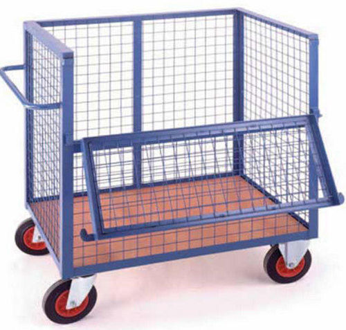 Mild Steel Metal Trolley Application: Industrial