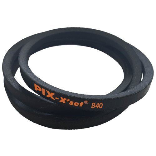 Black Rubber Pix V Belt