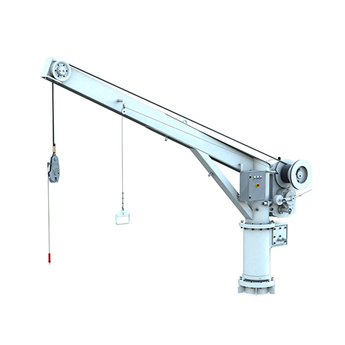 Manual Single Arm Davit Crane