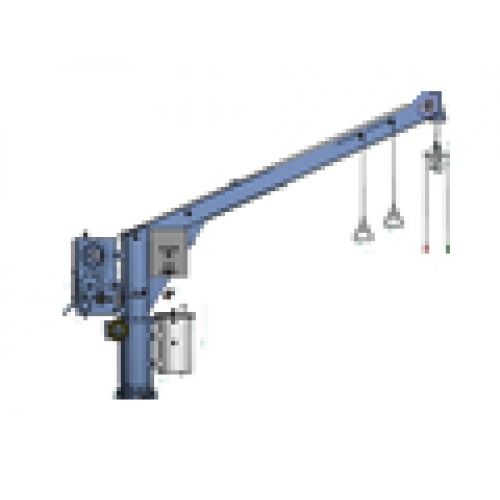 Manual Single Arm Davit Crane