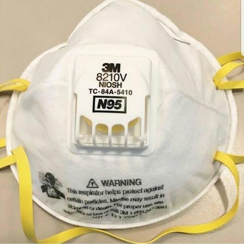 White N 95 Face Mask With Nose Clip