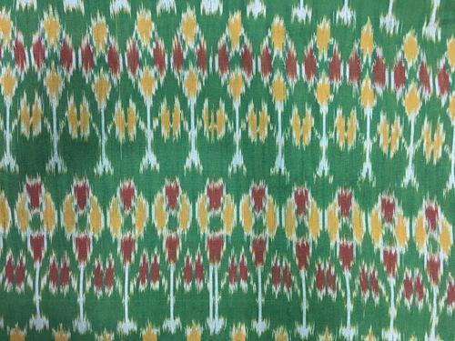 Multi Color Embroidered Multicolor Printed Tree Design Cotton Fabric