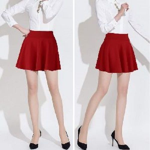 Buy Royal Finish Women's Poly Lycra Flirty Double Layered Ruffle Summer  Trendy Mini Skirt Dress (White_XX-Large) at Amazon.in