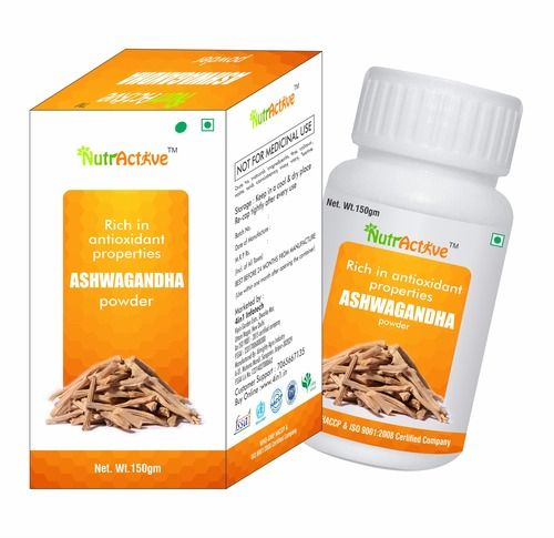 NutrActive Ashwagandha Root Powder, 150 gm