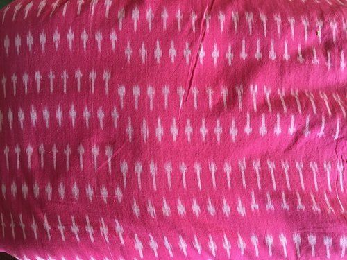 Pink Color Ikat Fabric
