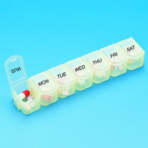 Plastic White Pill Boxes