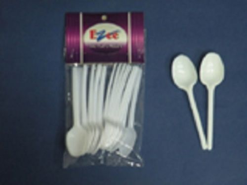 Disposable White Plastic Spoons