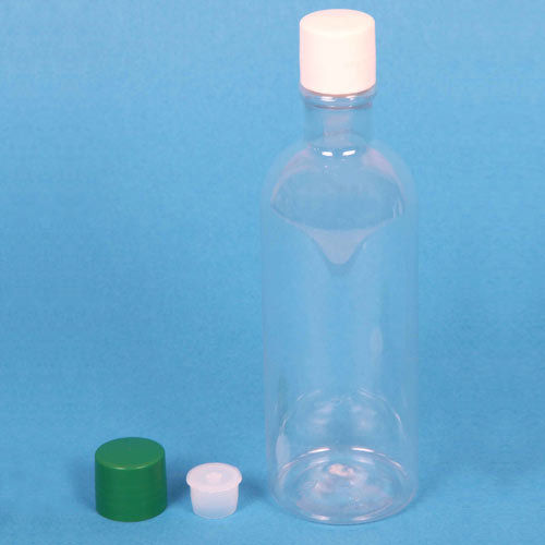 Transparent Pet Plain Almond Bottle