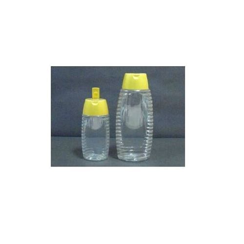 Transparent Plastic Plain Honey Bottle