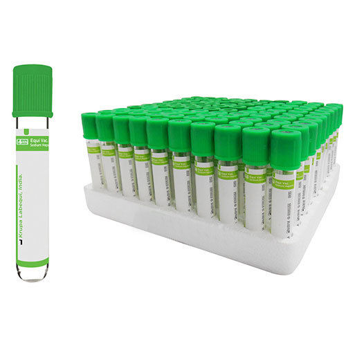 Transparent Sodium Heparin Test Tube