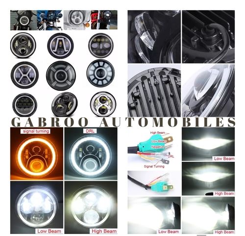 Automobiles Headlight With Dual Drl Color Body Material: Hard Plastic