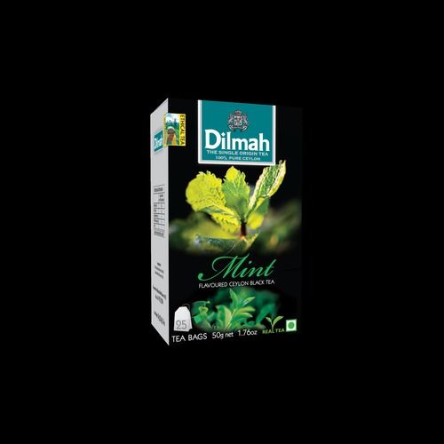 Dilmah Mint Flavour Black Tea Bags Relaxing