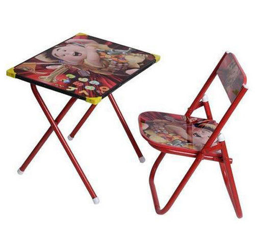 Multicolor Kids Study Table Chair Set