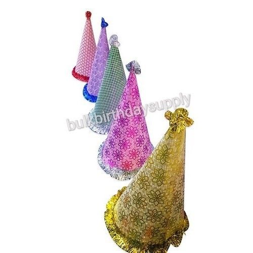 Multi Color Jhalar Designer Birthday Cap