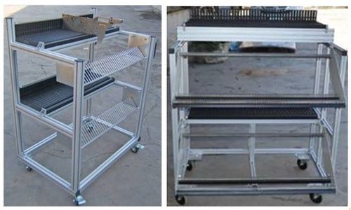 Metal Wheel Base Feeder Trolley