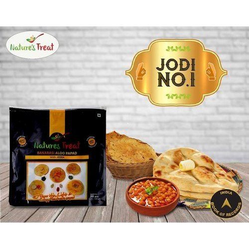 Brown Aloo Papad With Jeera