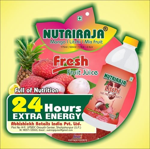 Fresh Lychee Juice 2 Ltr Packaging: Bottle