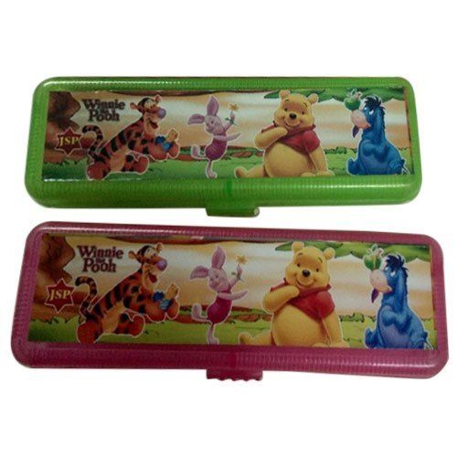 Light Weight Colored Plastic Pencil Box