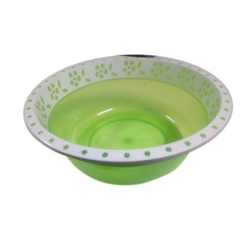 Green And White Plastic Bowl