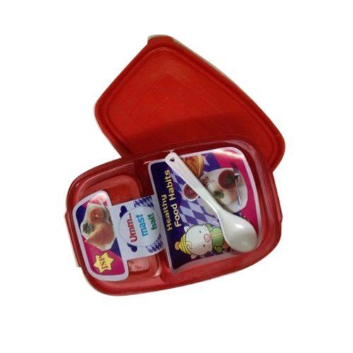 Rectangular Plastic Lunch Box For Kids