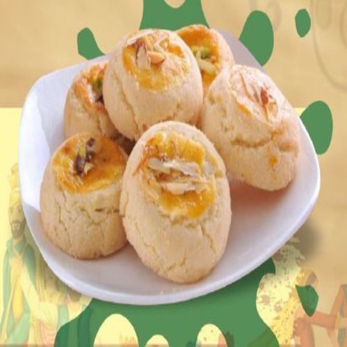 Sweet Nankhatai Besan Biscuits